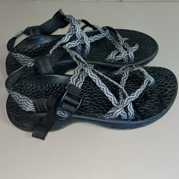 Chaco Updraft EcoTread X2 J105182 Outdoor Gray Waves Sandals | size 8 - Picture 2 of 6